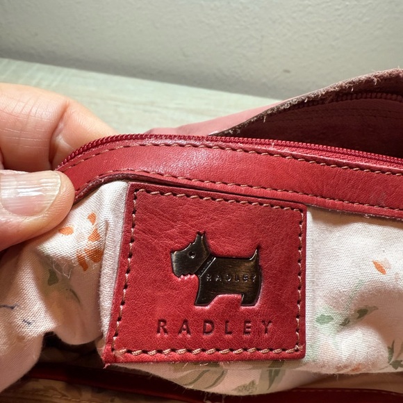 Radley Leather Tote Bag with Floral Accent - Picture 6 of 6